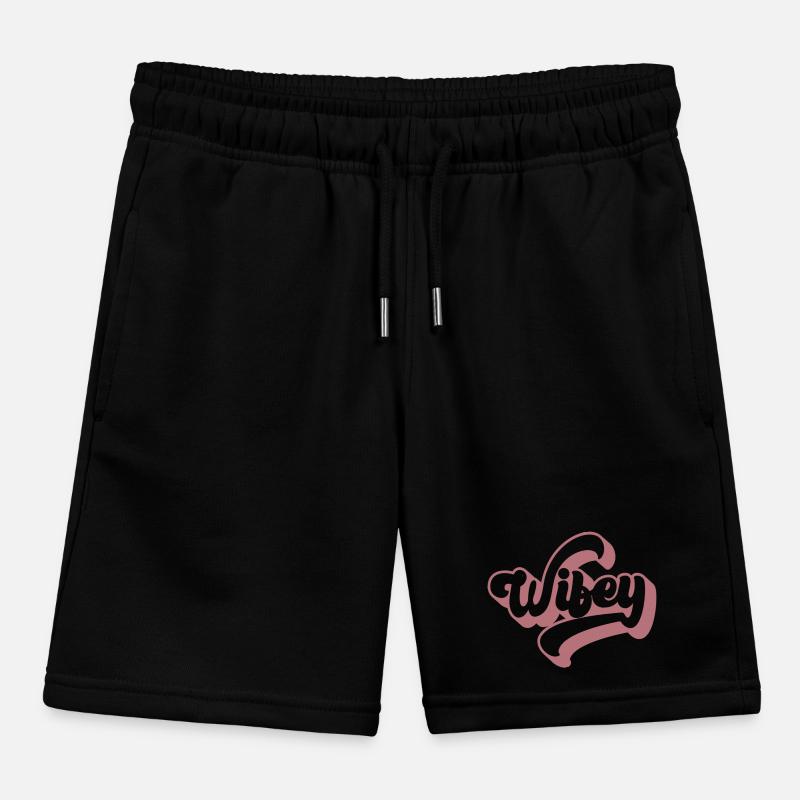 Coole Ehefrau Matching Paar Hochzeitsfeier Ehe Kinder Organic Joggingshorts Mini Bolter von Stanley/Stella