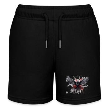 Rabe - Kinder Organic Joggingshorts Mini Bolter von Stanley/Stella - Schwarz - Vorne