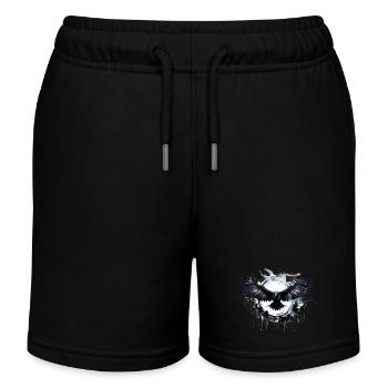 Rabe - Kinder Organic Joggingshorts Mini Bolter von Stanley/Stella - Schwarz - Vorne