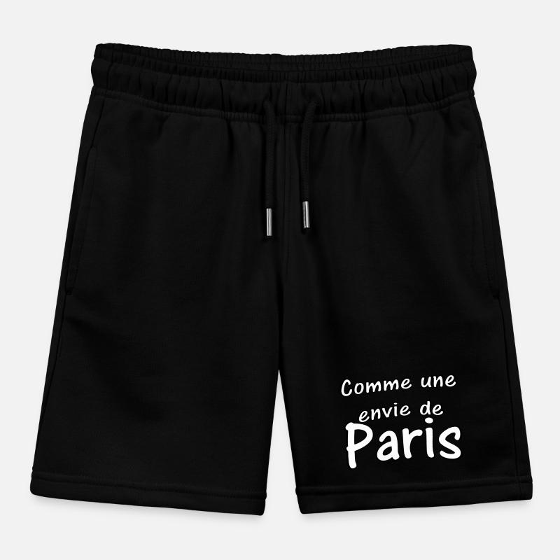 Comme une envie de Paris Short de jogging enfant bio Stanley/Stella