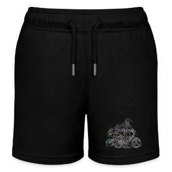 bmx - Short de jogging enfant bio Stanley/Stella - noir - Devant