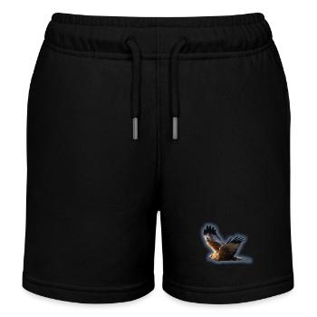 Harrier Marsh - Kids Organic Sweat Shorts by Stanley/Stella - black - Front