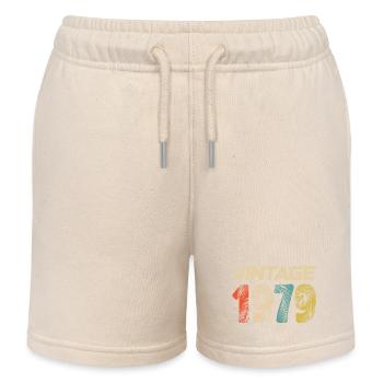 Vintage 1979 Retro - Best-seller - Short de jogging enfant bio Stanley/Stella - écru doux - Devant