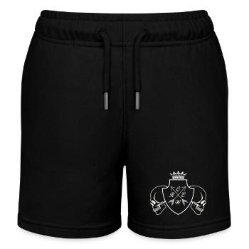 crew skull - Kinder Organic Joggingshorts Mini Bolter von Stanley/Stella - Schwarz - Vorne