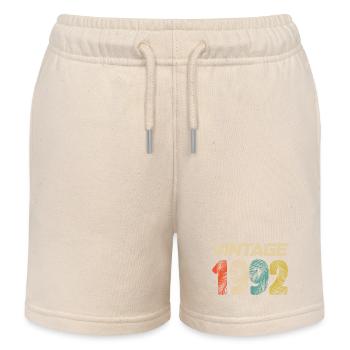 Vintage 1992 Retro - Best-seller - Short de jogging enfant bio Stanley/Stella - écru doux - Devant