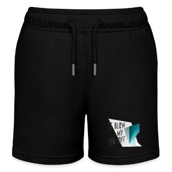 es hat mir den Deckel weggeblasen - Kinder Organic Joggingshorts Mini Bolter von Stanley/Stella - Schwarz - Vorne