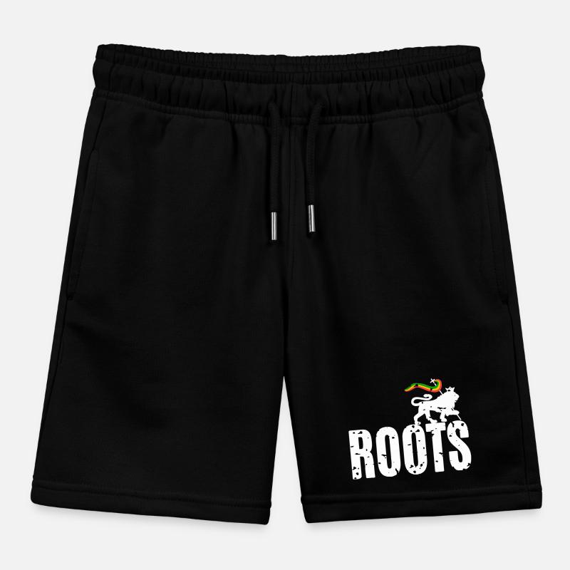 Roots Reggae Kids Organic Sweat Shorts by Stanley/Stella