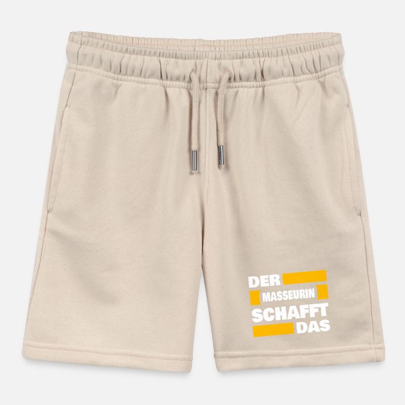 Work masseuse Kids Organic Sweat Shorts by Stanley/Stella
