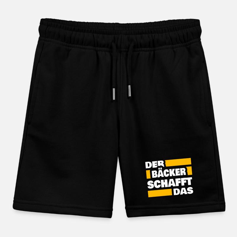 Baker as work Kids Organic Sweat Shorts by Stanley/Stella