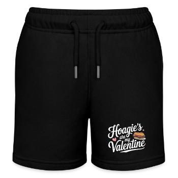 Hoagie’s are my Valentine - Kinder Organic Joggingshorts Mini Bolter von Stanley/Stella - Schwarz - Vorne