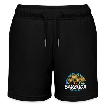 Geschenk für Barbuda - Kinder Organic Joggingshorts Mini Bolter von Stanley/Stella - Schwarz - Vorne
