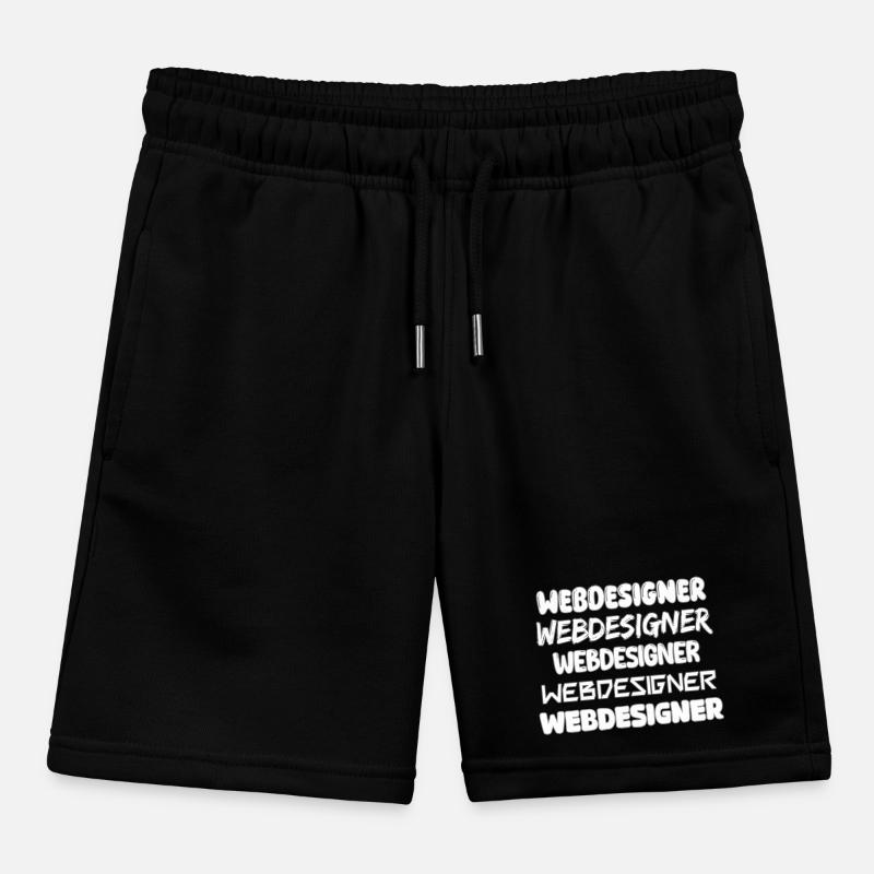 Le webdesigner comme métier Short de jogging enfant bio Stanley/Stella