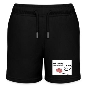 Hey, Du hast was verloren! - Kinder Organic Joggingshorts Mini Bolter von Stanley/Stella - Schwarz - Vorne