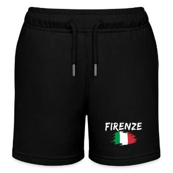 Florence Italie Drapeau Florence - Short de jogging enfant bio Stanley/Stella - noir - Devant