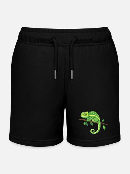 Kameleon - Kids Organic Sweat Shorts by Stanley/Stella - black