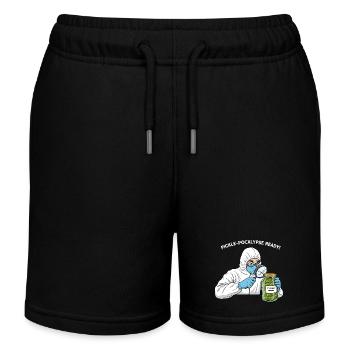 Pickle-pocalypse Ready ! - Kids Organic Sweat Shorts by Stanley/Stella - black - Front