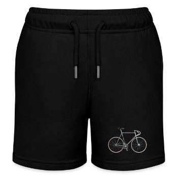 Vélo de piste historique - Short de jogging enfant bio Stanley/Stella - noir - Devant
