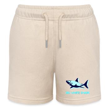 See, raubfische, badezimmersprüche - Kinder Organic Joggingshorts Mini Bolter von Stanley/Stella - Natur - Vorne