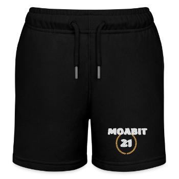 Berlin Moabit 21 Shirt - Kinder Organic Joggingshorts Mini Bolter von Stanley/Stella - Schwarz - Vorne
