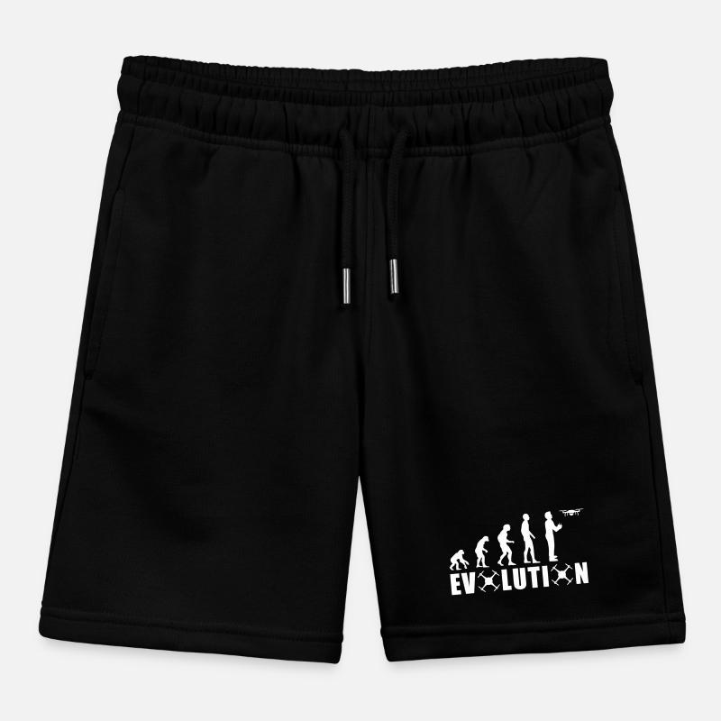 EVOLUTION DRONE Cadeau Pilote au sol Vol Short de jogging enfant bio Stanley/Stella
