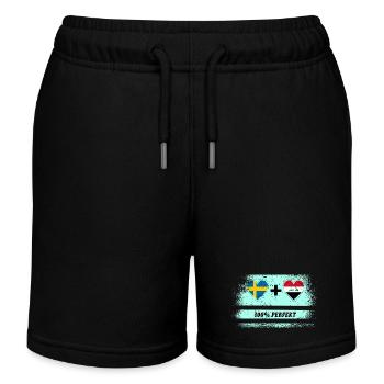 Irak et Suède 100% Parfait / Cadeau - Short de jogging enfant bio Stanley/Stella - noir - Devant