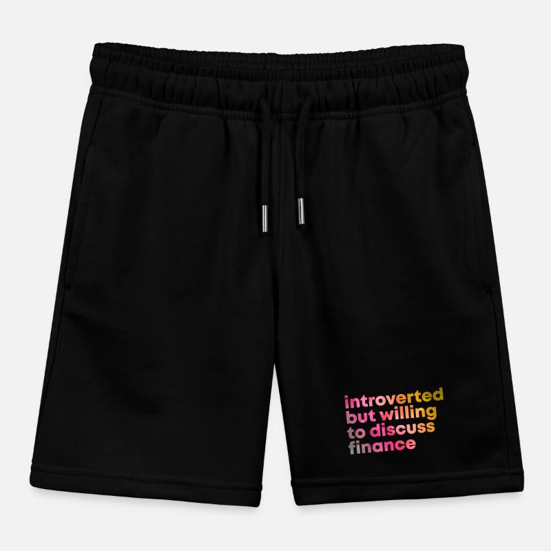 Finance Kids Organic Sweat Shorts by Stanley/Stella