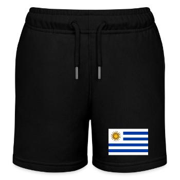 Uruguay - Short de jogging enfant bio Stanley/Stella - noir - Devant