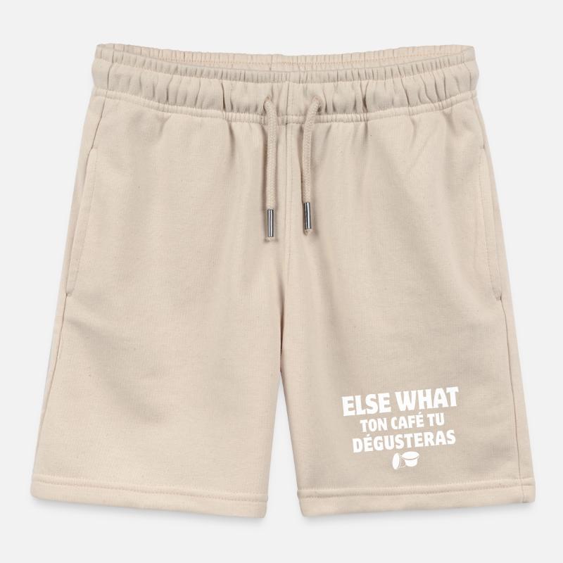 Kaffee, Kaffeebohne, Kaffeepause Kinder Organic Joggingshorts Mini Bolter von Stanley/Stella