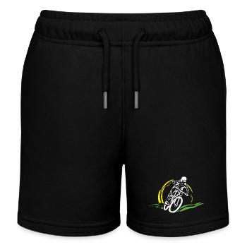 MTB Trikot Damen Mountainbike Shirts - Kinder Organic Joggingshorts Mini Bolter von Stanley/Stella - Schwarz - Vorne