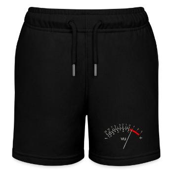 VU-mètre rétro - Short de jogging enfant bio Stanley/Stella - noir - Devant