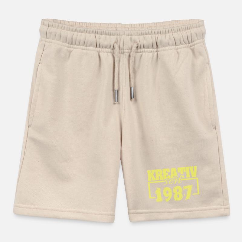 Painter 1987 Kids Organic Sweat Shorts by Stanley/Stella