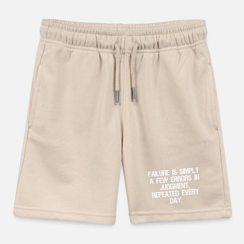 Scheitern sind einfach ein paar Fehler in der Beurteilung Kinder Organic Joggingshorts Mini Bolter von Stanley/Stella