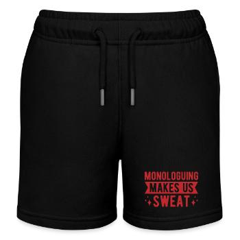 Musical Theatre Monologuing Makes Us Sweat Theater - Kinder Organic Joggingshorts Mini Bolter von Stanley/Stella - Schwarz - Vorne