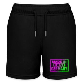 Made in East Germany Ostalgie Neon Retro Cap Bag - Kinder Organic Joggingshorts Mini Bolter von Stanley/Stella - Schwarz - Vorne