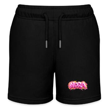 NORA GRAFFITI NAME FOR PERFECT GIFT PRINTABLE on c - Short de jogging enfant bio Stanley/Stella - noir - Devant