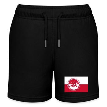 Grönland - Make America Go Away (Flag-Edition) - Kinder Organic Joggingshorts Mini Bolter von Stanley/Stella - Schwarz - Vorne