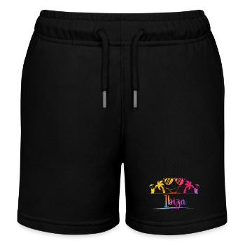 Tropical Beach Groove - Kids Organic Sweat Shorts by Stanley/Stella - black - Front