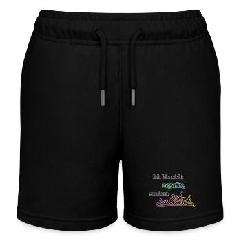 Ich bin nicht negativ, sondern realistisch. - Kinder Organic Joggingshorts Mini Bolter von Stanley/Stella - Schwarz - Vorne