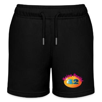 Keine Panik! 42 - Kinder Organic Joggingshorts Mini Bolter von Stanley/Stella - Schwarz - Vorne