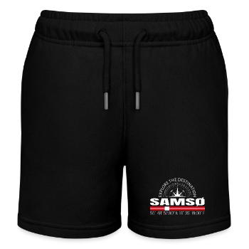 Samso - Kids Organic Sweat Shorts by Stanley/Stella - black - Front