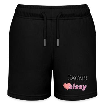 Team, Liebling, Liebling - Kinder Organic Joggingshorts Mini Bolter von Stanley/Stella - Schwarz - Vorne