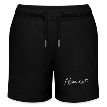 Alicante Heartbeat Espagne - Short de jogging enfant bio Stanley/Stella - noir - Devant