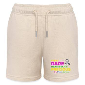 Kostbare Herzschläge Bewusstsein für seltene Krankheiten - Kinder Organic Joggingshorts Mini Bolter von Stanley/Stella - Natur - Vorne