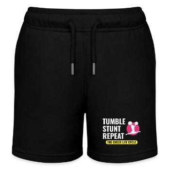 Cheerleader Cheerleading Mädchen Jubel Lustig - Kinder Organic Joggingshorts Mini Bolter von Stanley/Stella - Schwarz - Vorne