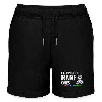 Soutien aux maladies rares : renforcer la sensibilisation - Short de jogging enfant bio Stanley/Stella - noir - Devant
