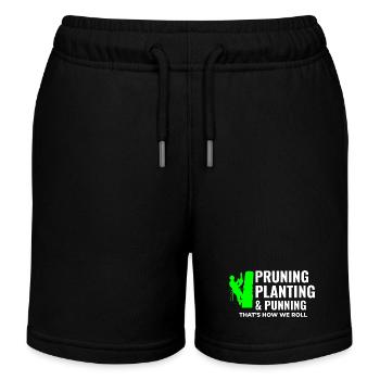 Arboriste Arboriste Chirurgien Grimpeur Grimpeur Tondeuse - Short de jogging enfant bio Stanley/Stella - noir - Devant