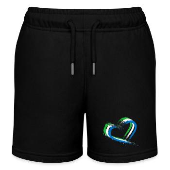 Sierra Leone - Kinder Organic Joggingshorts Mini Bolter von Stanley/Stella - Schwarz - Vorne