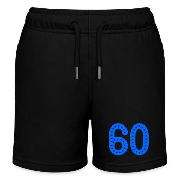 60 YEARS. 60th ANNIVERSARY. ANNIVERSARY 60 YEARS. 60 - Kids Organic Sweat Shorts by Stanley/Stella - black - Front