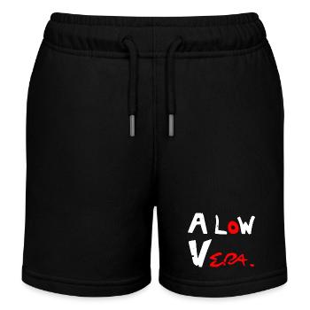 A low vera - Kids Organic Sweat Shorts by Stanley/Stella - black - Front