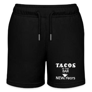 Tacos - Frohes neues Jahr - Kinder Organic Joggingshorts Mini Bolter von Stanley/Stella - Schwarz - Vorne